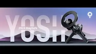 Watch how the YOSH 2024 Carbon Fiber MagSafe Car Mount transform your drive effortlessly.🔥 #car