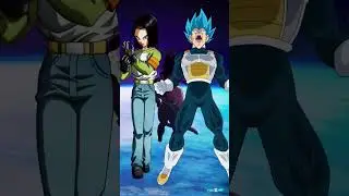 Dragonball Vegeta vs Android 17 fight mode #dragonball #Goku#anime