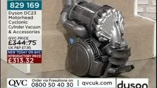 Dyson DC23 Motorhead Vacuum Cleaner Being Demonstrated On QVC UK