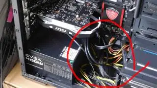 DIY Paper PSU Cover for Shitty PC Cases! $5 SUPER EASY!!!