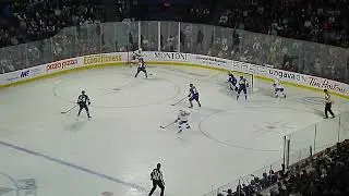 Laval Rocket's Adam Engstr&ouml;m makes a great play to prevent a breakaway vs. Syracuse Crunch 12/27/24