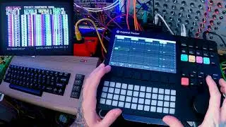 Playing the Commodore 64 with the Polyend Tracker + Cynthcart
