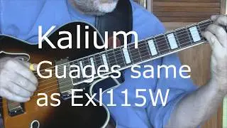 Review of Kalium Strings for Jazz Guitar
