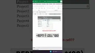 Chart in cell #excel #exceltips #shorts #exceltricks #exceltutorial #education