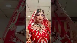 Bridal makeup # beauty studio by Anjali # #wedding #weddingdress #bride #ytshorts #cutelook