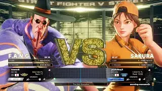 SFV Champion Edition 🔥 wawon5 (F.A.N.G) Vs youheiboy2 (SAKURA) 🔥 Online Match's 03-27-2023
