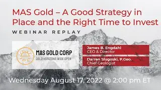 MAS Gold Corp. | Webinar Replay