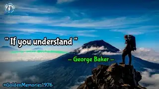 🎧George Baker - If You Understand ( Lirik Dan Terjemahan Indonesia )