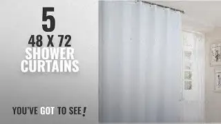 Top 10 48 X 72 Shower Curtains [2018]: Ufaitheart Bathroom Stall Size Shower Curtain 48 x 72 Inch,