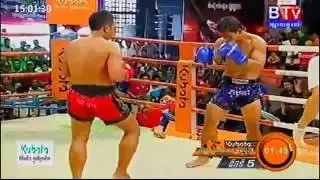Bird Kham Vs.Thai, Khmer Boxing, 8 5 2016, BTV Boxing