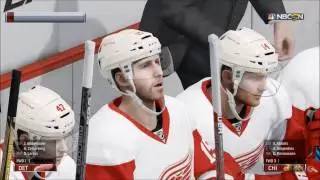NHL 17 - Detroit Red Wings vs Chicago Blackhawks | Gameplay (HD) [1080p60FPS]