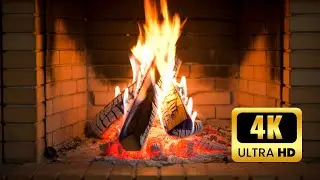 🔥 Cozy Fireplace  4k🔥 2 Hours of Crackling Fire Sounds | Relax, Sleep, Study & Stress Relief