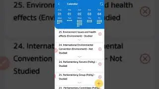 💡Part 2 'Study2win' app by Civil Being Honest Review📑 - Calendar features📖