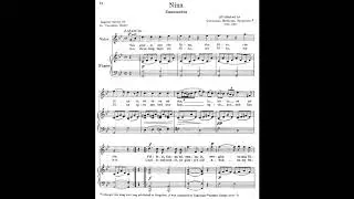 18 Nina (24 Italian Songs and Arias) piano melody and accompaniment