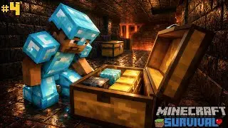 I Found a Hidden Secret Location in the Nether 😱 | Minecraft Survival #4