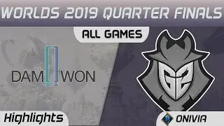 DWG vs G2 Series Highlights Worlds 2019 Quarter Finals Damwon Gaming vs G2 Esports by Onivia