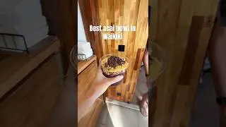 My favorite acai bowl place in Oahu.. and it&rsquo;s in Waikiki!