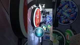 Rotating LED flange Display Flange | Flange Signage #shorts