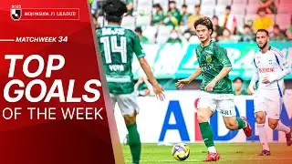 The J1 League's top goals of Match Week 34, 2025