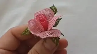 İğne Oyası Gül Yapımı | Ortadan arttırma olmadan #DIY #iğneoyası #iğneoyasıgül