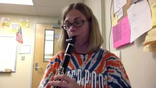 Minuet in G - clarinet