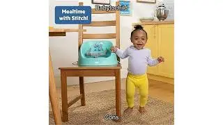 Bright Starts Disney Stitch Booster Review: Safe, Easy-Clean, and Travel-Ready for Parents.