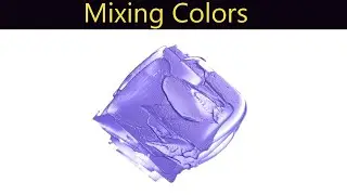 How To Make Pastel Navy Blue Color Paint - Mixing Colors