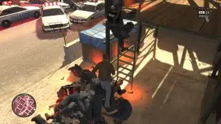 Tunnel ambush in GTA | Crazy shootout