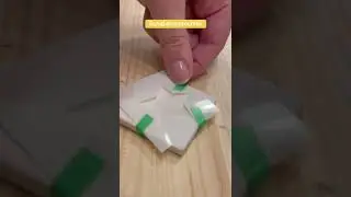Schablonen beim Keramik bemalen