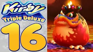 Kirby Triple Deluxe [Part 16] Boiling Hot Pyribbit Battle!