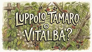 LUPPOLO -  TAMARO - VITALBA gli apici eduli che vengono mangiati come asparagi