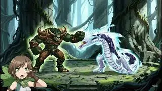 Verdantis vs Zephycoil Clash of Nature and Storm| AI Animation Veo3 #veo3 #aianimation #aivideo