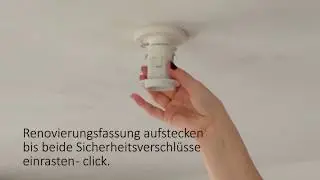 adlight Renovierungsfassung Montage