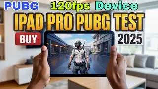 🔥 iPad Pro M1 (3rd Gen) PUBG Test &ndash; 120FPS Handcam Gameplay |  Should You Buy in 2025 😍