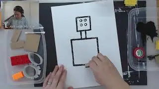 Printing/Stamping with Found Objects - Robot