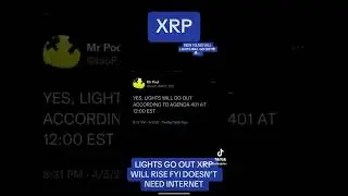 #XRP WILL RISE DURING BLACKOUT #iso20022 #cryptocurrency #crypto #digitalassets #quantum
