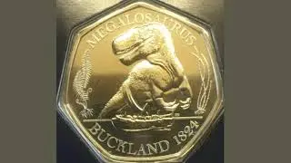 2020 50p MEGALOSAURUS - 2020 Dinosaur 50p Coin VALUE