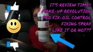 MY THOUGHTS ON USING MAKEUP REVOLUTION PRO FIX OIL CONTROL FIXING SPRAY//REVIEW//itsdawnywawnytime