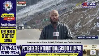 Inadequate water facilities at Guldanda, Bhaderwah, leave Tourists distressed