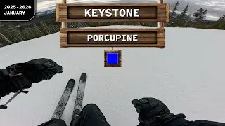 Keystone ➳ Porcupine | Early January 2026 POV Run