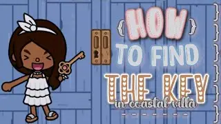 How To Find The SECRET key in Coastal Villa | { Toca Boca ! } 🐚