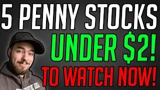 THE 5 BEST PENNY STOCKS TO WATCH NOW! PENNY STOCKS UNDER $2!