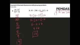 Writing and Simplifying Numeric and Algebraic Expressions 
