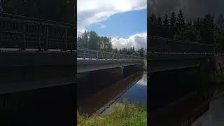 Река Brasla Latvia