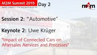 M2M Summit 2015 | Uwe Kr&uuml;ger - 