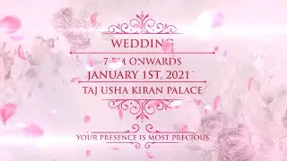 Digital wedding invitation | Exclusive Collection | AE