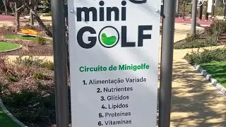 Mini Golf no Algarve Portugal 🇵🇹🌎 Gratuito para as crian&ccedil;as aprender a jogar #algarve #golf #porto