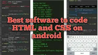 Best HTML/CSS Coding Software for Android (2025)