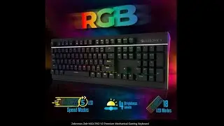 Zebronics Zeb-MAX PRO V2 Premium Mechanical Gaming Keyboard with 104 Tactile Switch Keys, Unboxing