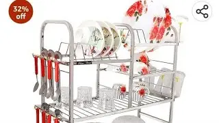 Modular Kitchen Utensils Rack | UtensilsKitchen Rack | How To Fit KitchenRack ? Promo Code Pt-1